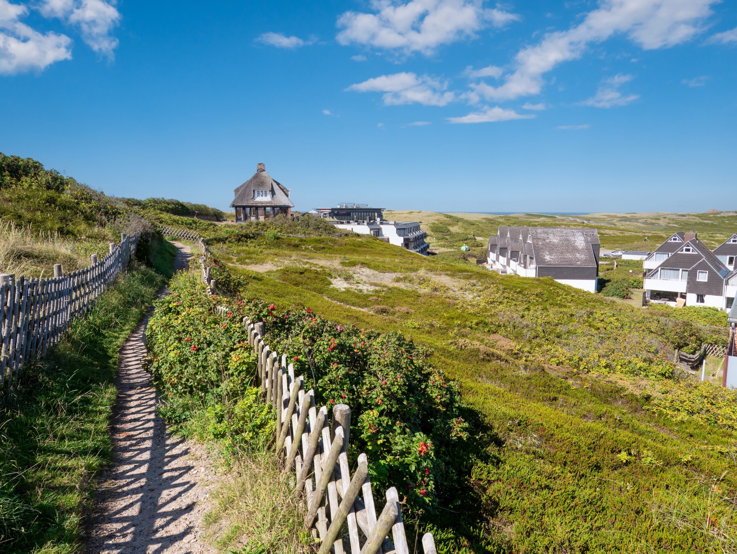 Wanderweg auf Sylt in den Dünen