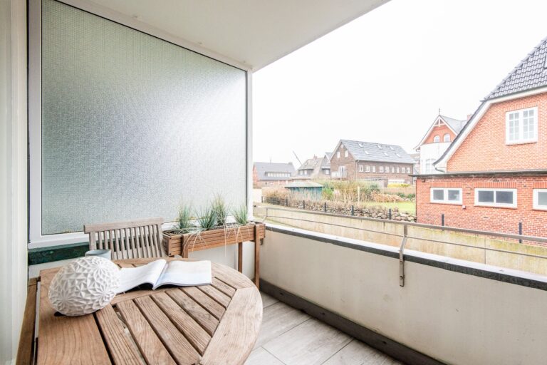 Balkon in Ferienwohnung auf Sylt